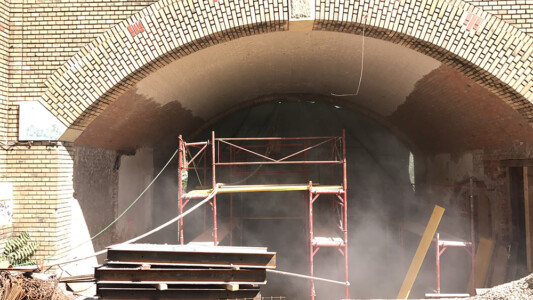 Wiener Stadtbahnbogen sandstrahlen