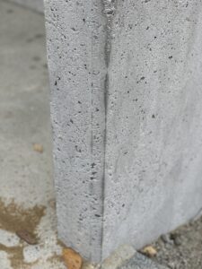 Betonmauer Sandstrahlen